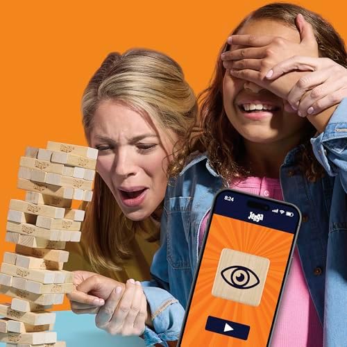 Vue 4 de Hasbro Jenga Jeu Avec