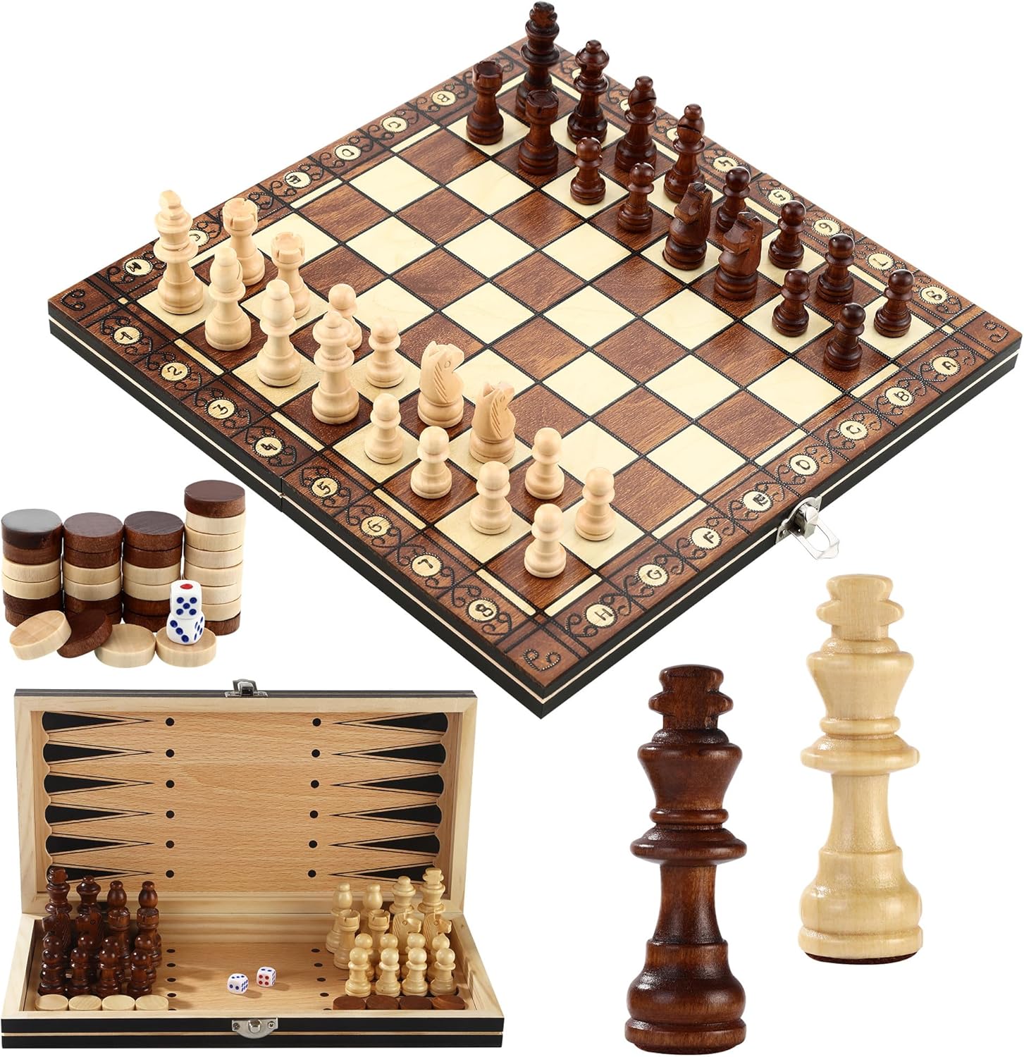 Jeu Dechecs Echiquier Bois