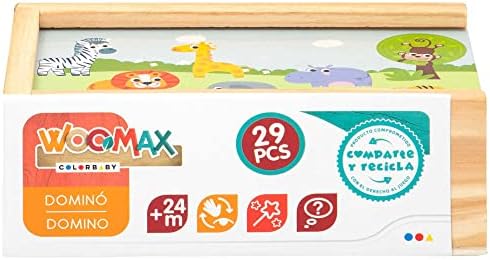 Vue 4 de Woomax Domino Pour Enfants