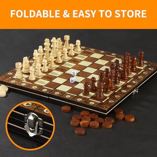 Vue 6 de Jeu Dechecs Echiquier Bois