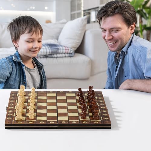 Vue 7 de Jeu Dechecs Echiquier Bois