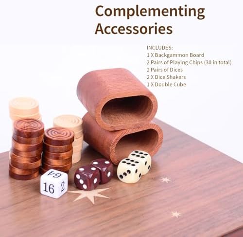Vue 3 de Syrace Ensemble De Backgammon