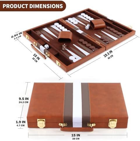 Vue 2 de Set De Backgammon Pour