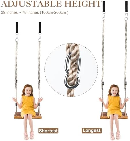Vue 4 de Extfans Balancoire En Bois