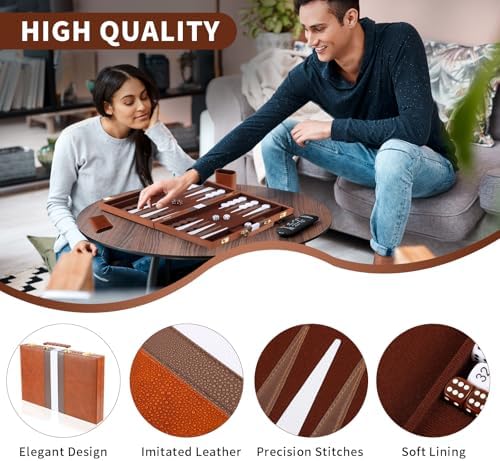 Vue 4 de Set De Backgammon Pour