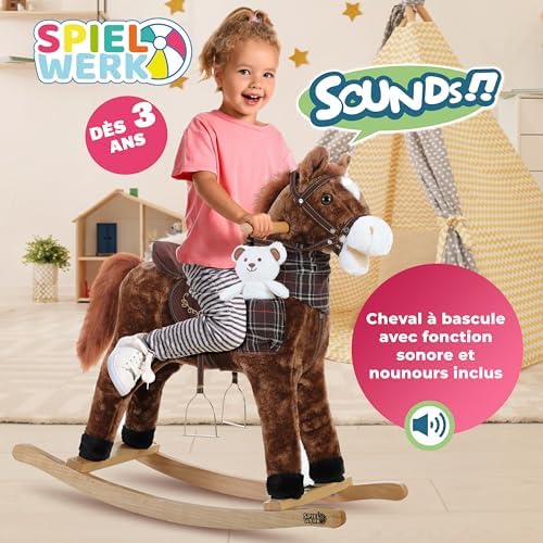 Vue 3 de Spielwerk Cheval Bascule