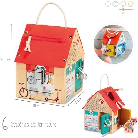 Vue 3 de Lilliputiens Maison Dapprentissage Multifermetures