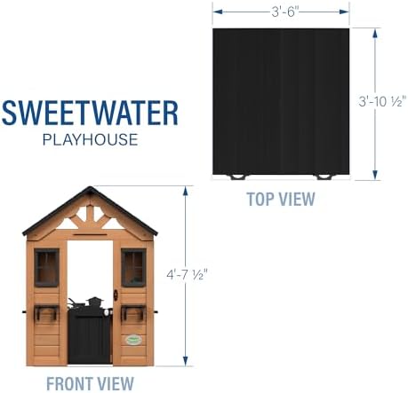 Vue 3 de Backyard Discovery Sweetwater Maisonnette