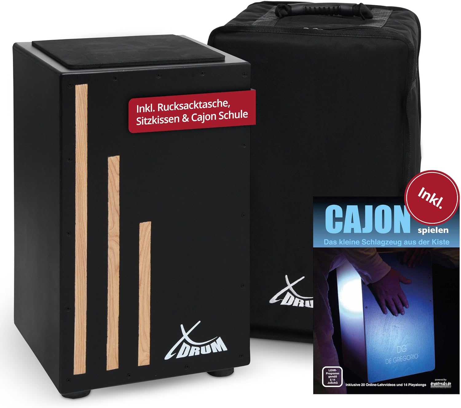 Xdrum Cajon Primero Negra