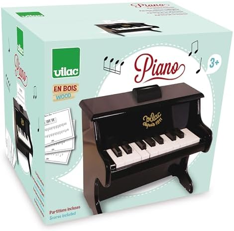 Vue 2 de Vilac Piano Noir Touches