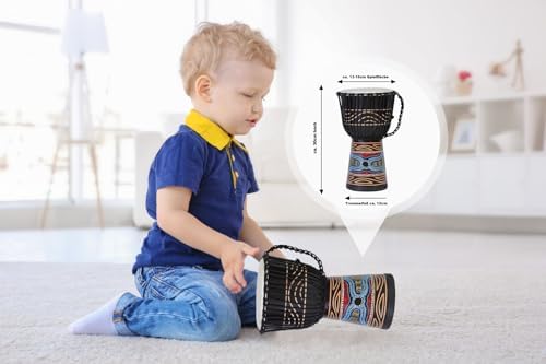 Vue 3 de Cm Djembe Professionnel Bongo