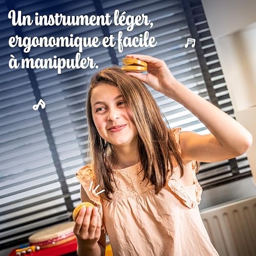Vue 4 de Fuzeau Paire Castagnettes