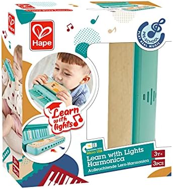 Vue 6 de Hape Harmonica Bleu Avec