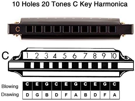 Vue 4 de Eastrock Harmonica Diatonique En