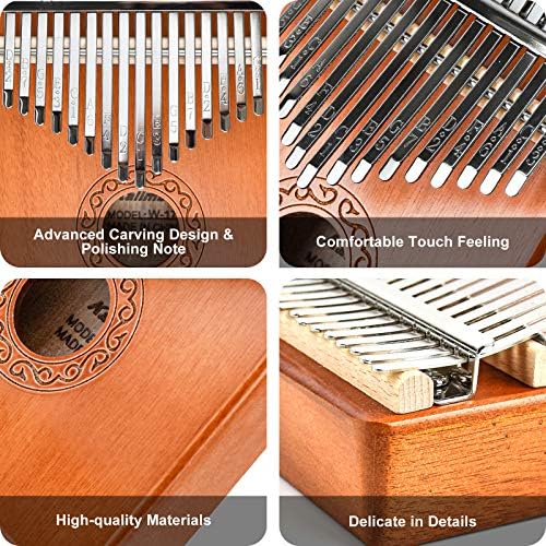 Vue 3 de Kalimba Instrument Cles Calimba