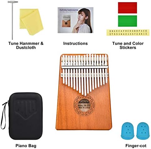 Vue 6 de Kalimba Instrument Cles Calimba