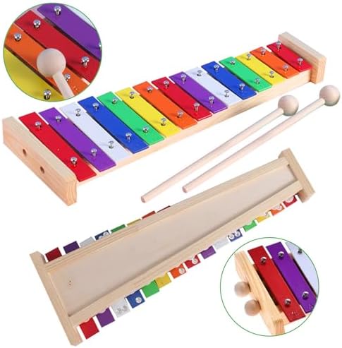 Vue 4 de Xylophone En Bois Tons