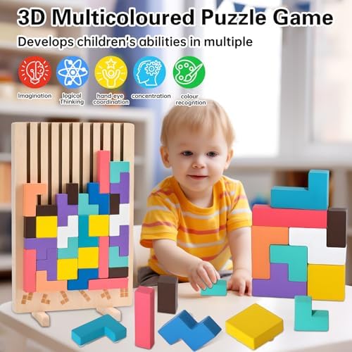 Vue 4 de Zlpbao Puzzle En Bois