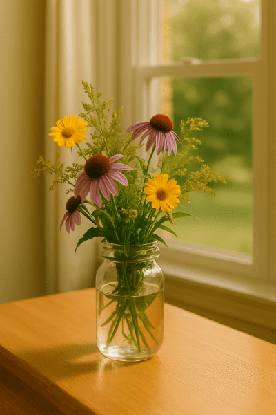 Flowers I wasn’t looking for—but brightened my day anyway