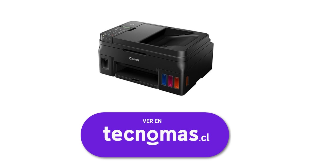 Impresora multifuncional Canon PIXMA G4110, ADF de 20 hojas, inalámbrica,  tanques de tinta integrados