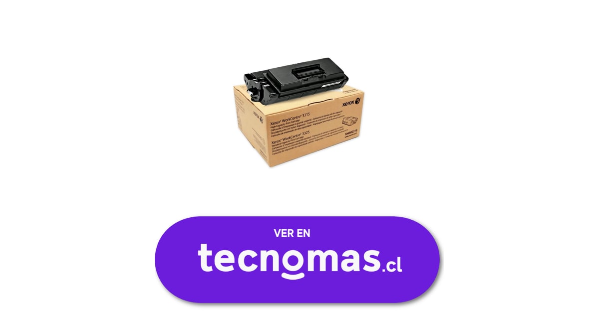 tecnomas.cl | Toner Xerox Negro WC3315/25 5000Pgs