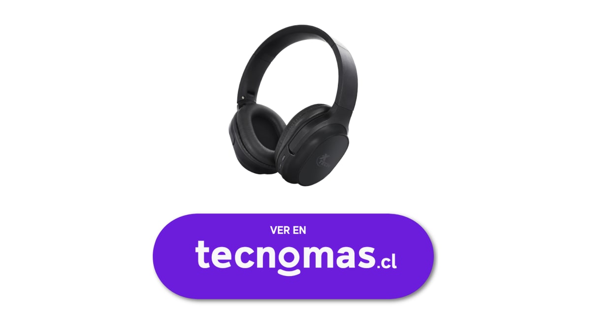 tecnomas.cl Xtech Rook Headphones with mic Wireless BT black XTH612