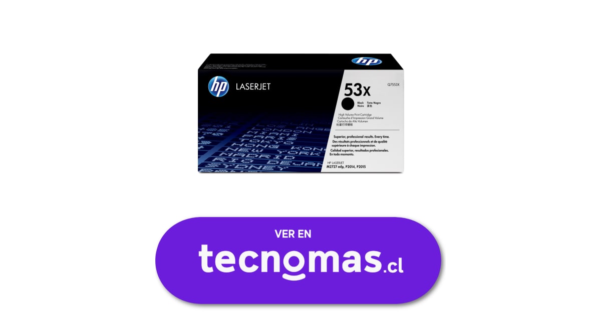 Toner HP 53X (Q7553X) Haute Capacité Noir - Compatible LaserJet - Boîte Ouverte