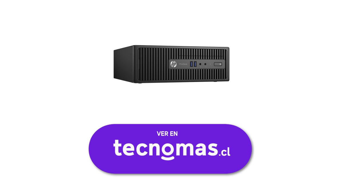 tecnomas.cl | [N4P96AV] Computador HP ProDesk 400 G3 Core i3-6100