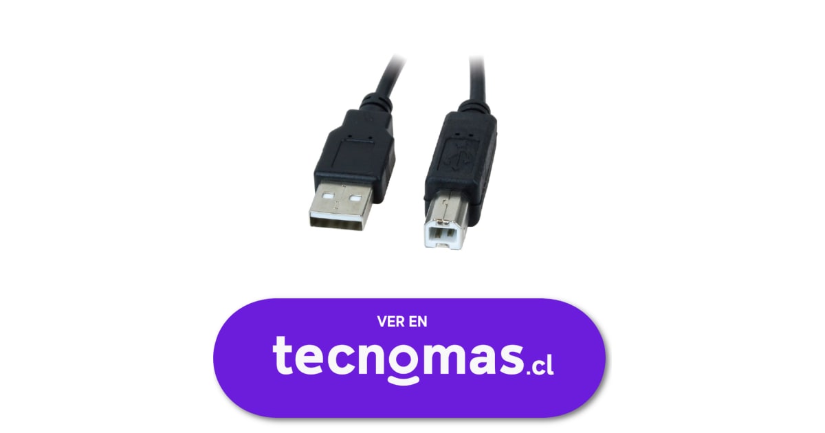 CABLE PARA IMPRESORA USB 2.0 A-MACHO A B-MACHO 1.8M XTECH