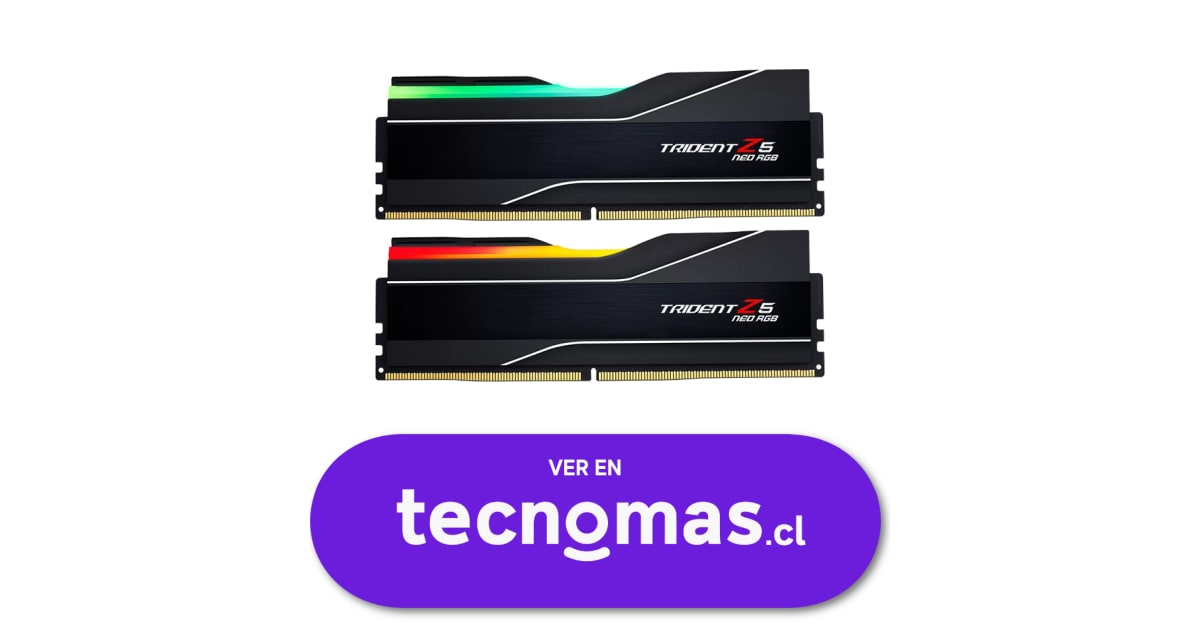tecnomas.cl | [F5-7200J3445G16GX2-TZ5NR] G.Skill Trident Z5 Neo RGB