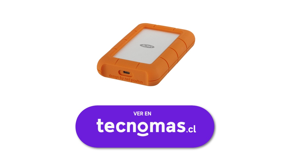 LaCie Rugged Mini Disco Rigido Esterno Portatile – Resistente A Cadute E Polvere