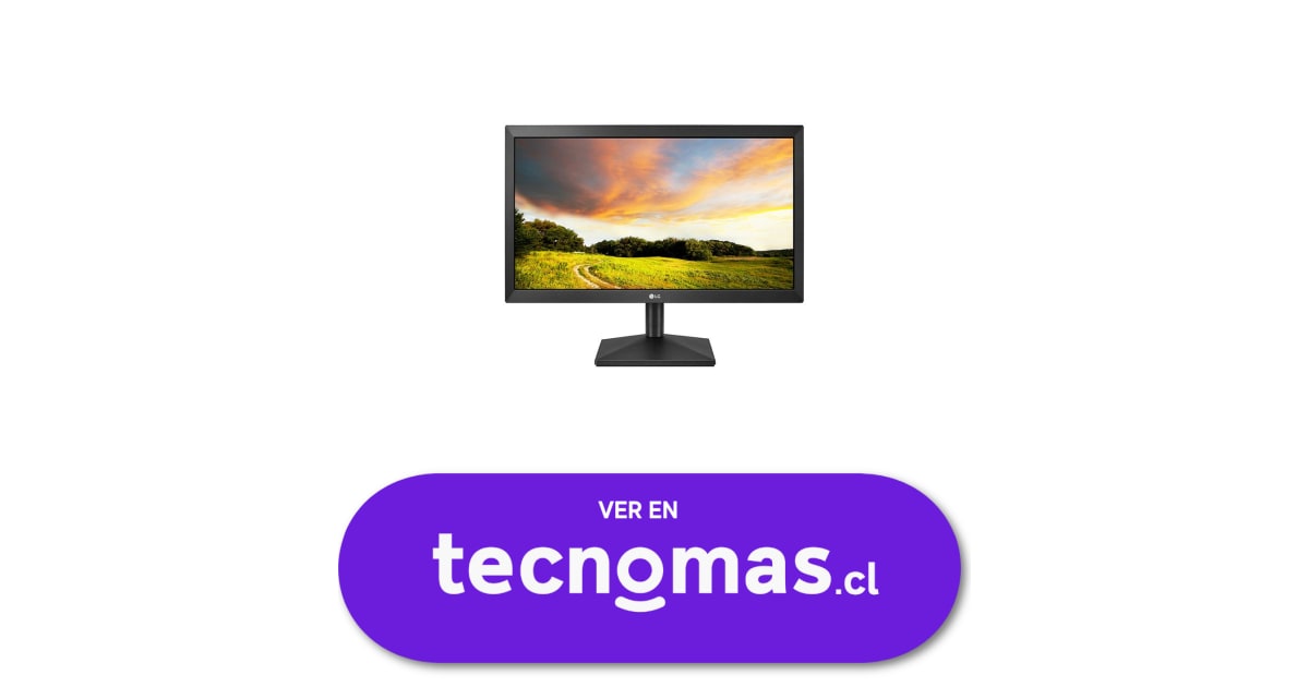 Monitor LED TN FullHD de 19.5'' LG 20MK400H-B