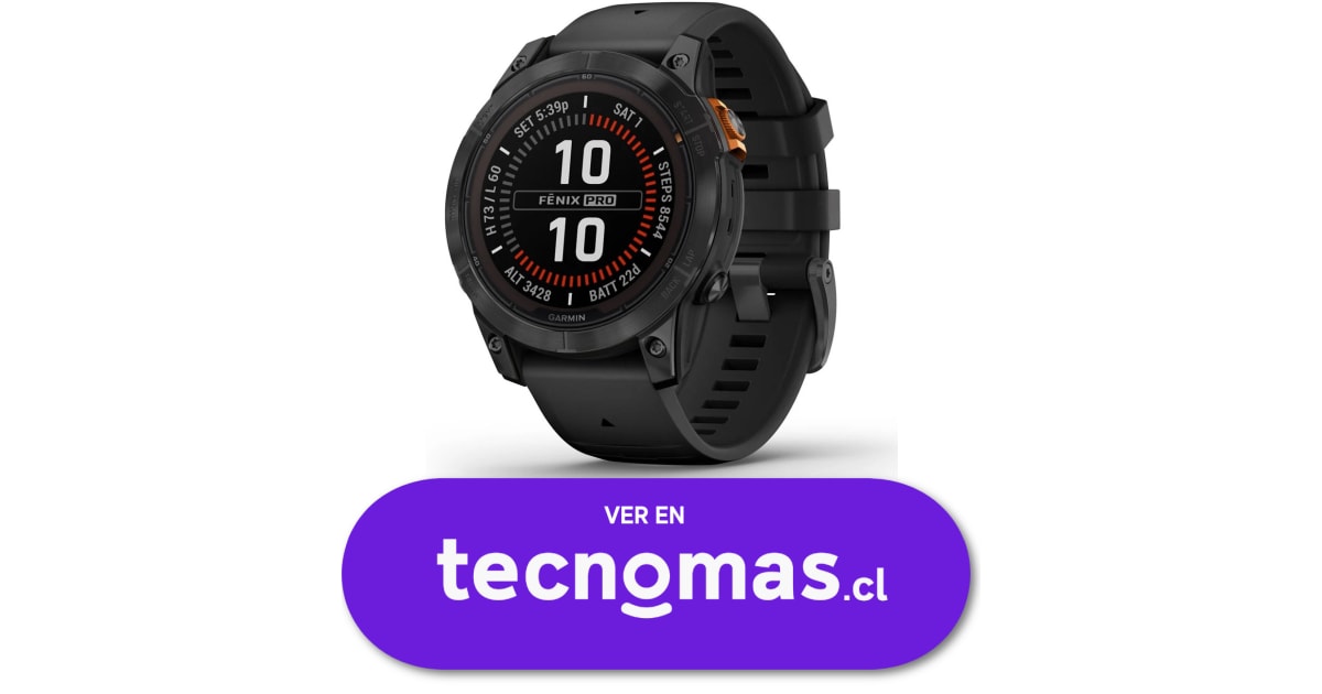 Reloj inteligente Garmin fēnix® 7 Pro Solar 47 mm, 010-02777-01.