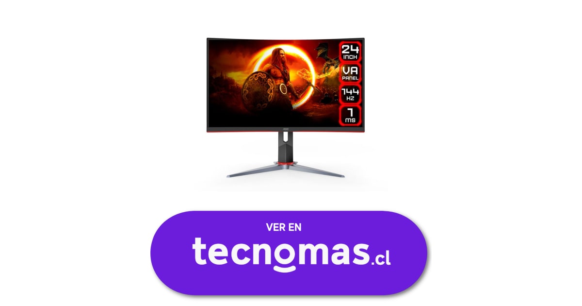 AOC Monitor para juegos C27G2 de 27 pulgadas Full HD 1920 x 1080 LED 165Hz  1ms