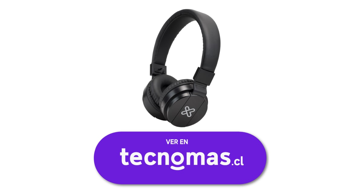 Audífonos Diadema Bluetooth Klip Xtreme Fury KHS-620BK Inalámbrica Negro