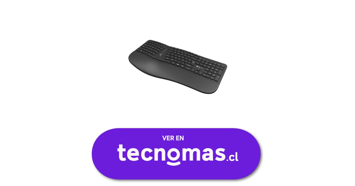 KBK-530S) TECLADO ERGONOMICO KLIP XTREME TRANSCEND INALAMBRICO