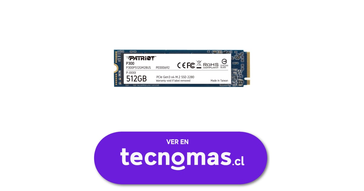 Ssd P300p512gm28us [P300P512GM28] Patriot P300 512 GB (P300P512GM28)