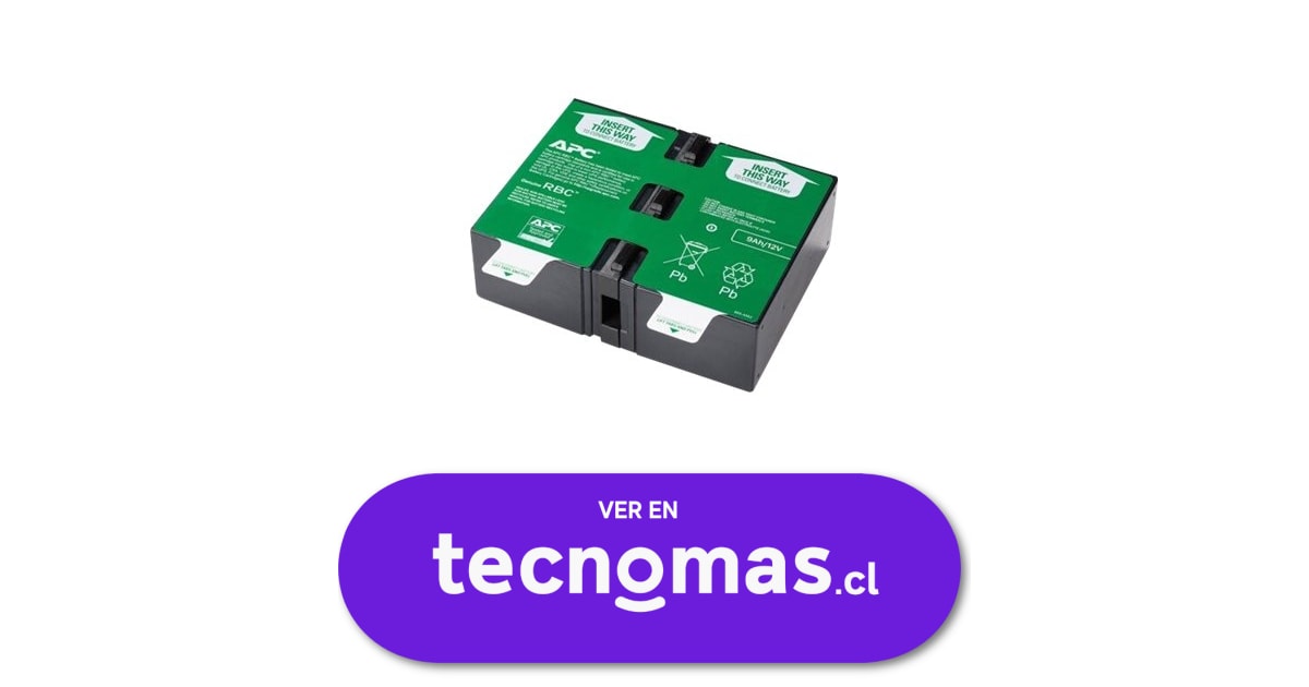tecnomas.cl APC Replacement Battery Cartridge 124 Batería de UPS
