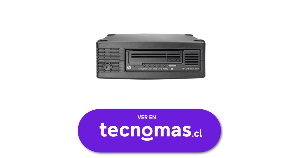 tecnomas.cl | HP LTO-6 Ultrium 6250 Ext Tape Drive