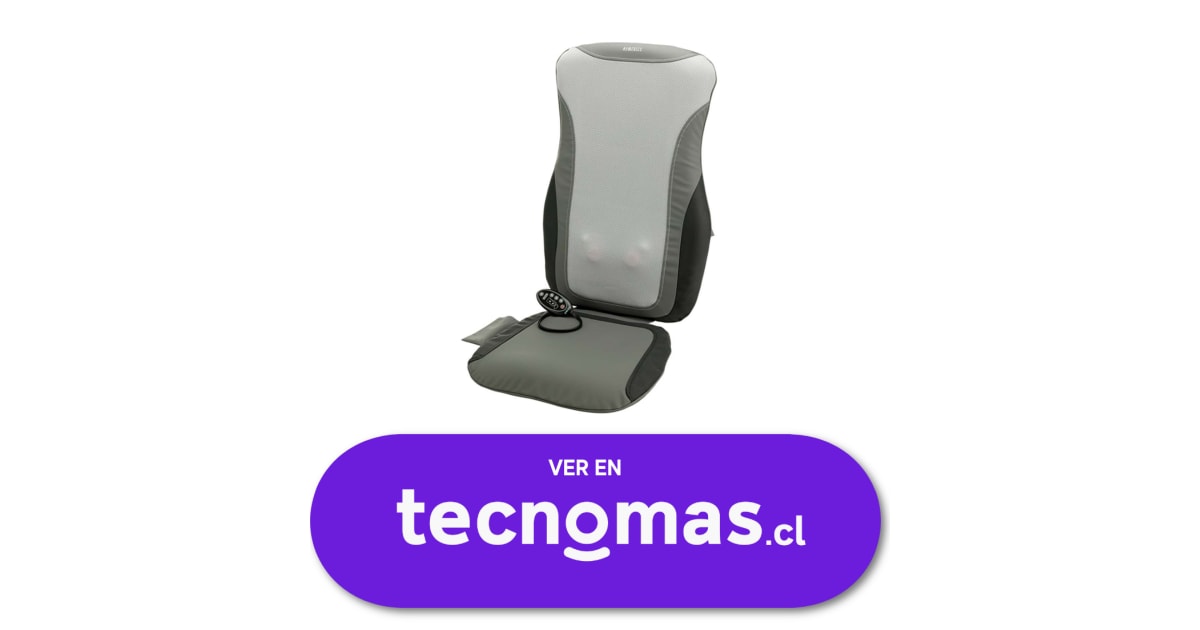 Asiento Masajeador Shiatsu Espalda Completa con calor e i