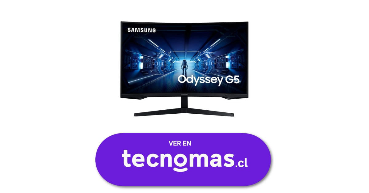 Monitor 34” Odyssey G5 QHD con frecuencia de refresco de 165Hz