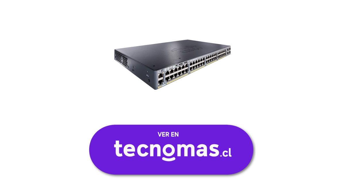 tecnomas-cl-cisco-catalyst-2960x-48fpd-l-conmutador-gestionado