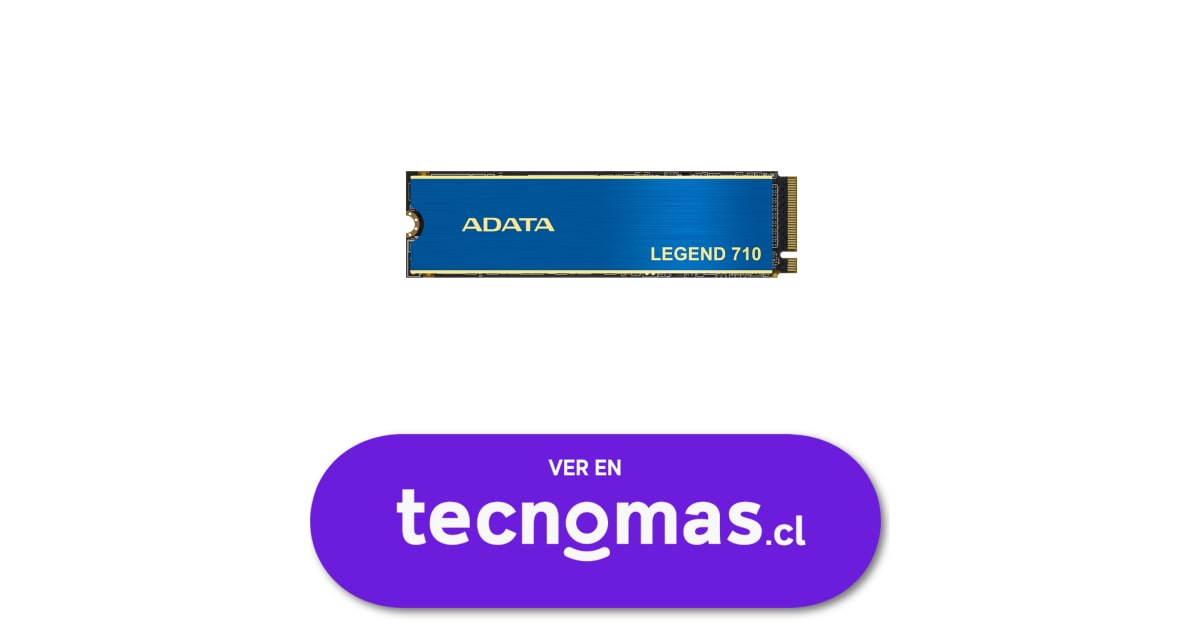 Tecnomas cl unidad ssd adata legend 710 256gb m 2 22 80 pcie g3x4
