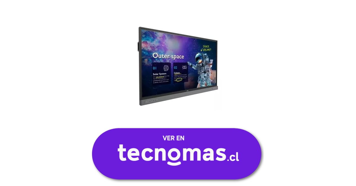 tecnomas.cl | [9H.F86TC.DE1] Pantalla Interactiva Táctil Benq RE7503