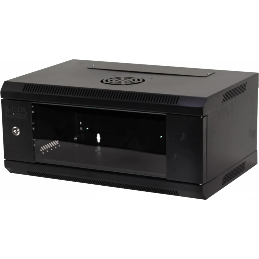 Imagen 5 de RK04-3C Rack Laterales-Fijos 4U 35cm-Fondo Rack Pared Mural Negro