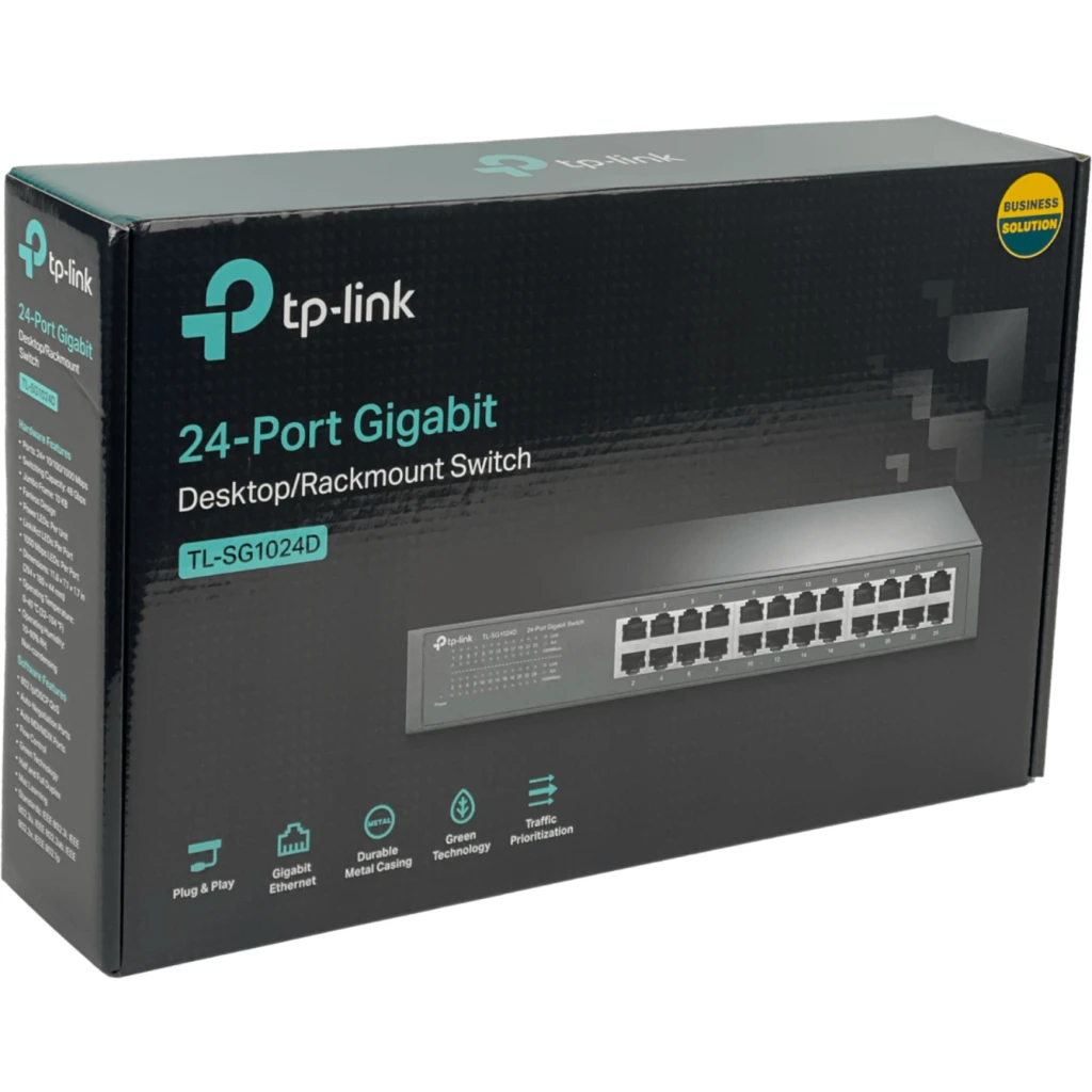 TP-Link Gigabit Switch de 24 puertos TL-SG1024D