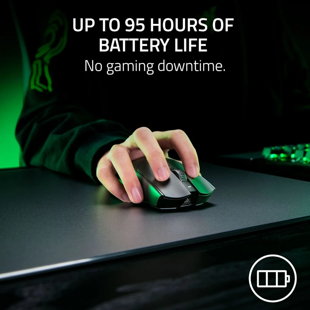 Imagen 1 de Mouse Gamer Inalámbrico Razer Viper V3 Pro Óptico 35K DPI 2.4GHz RF USB-C Black