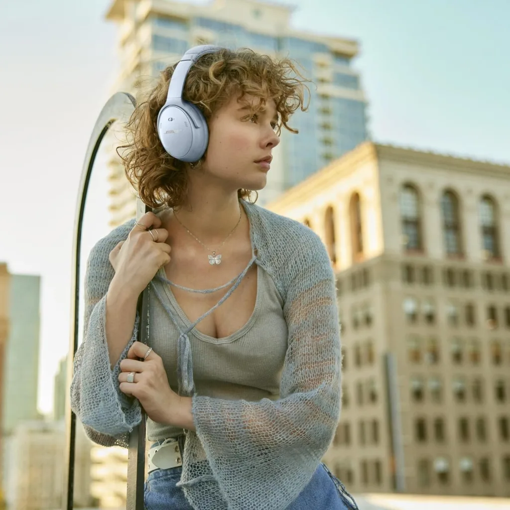 Imagen 5 de Audífonos Inalámbricos Bose QuietComfort OverEar Canc ruido Mic Bt Piedra Azul L