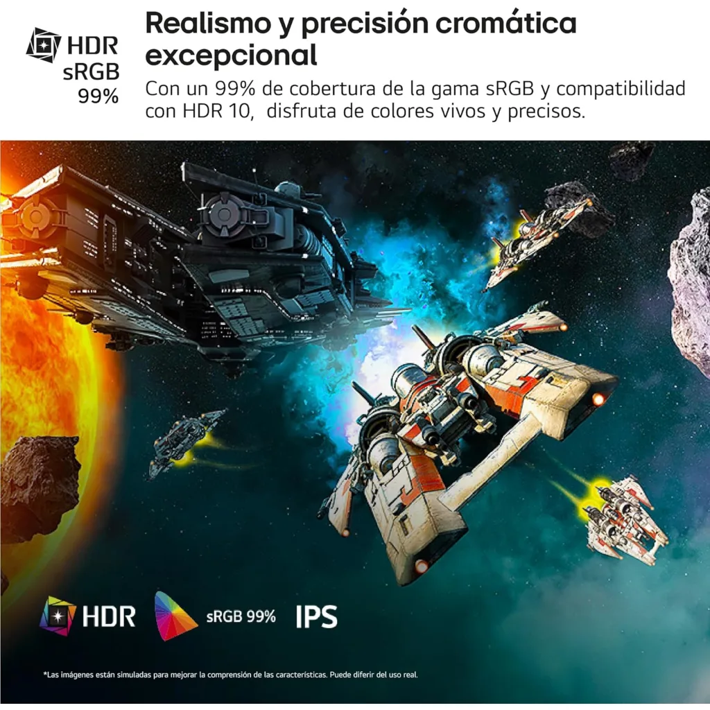 Imagen 8 de Monitor Gamer LG UltraGear 24G411A-B 23.8"FHD IPS 144Hz HDMI DP 5ms GTG FreeSync