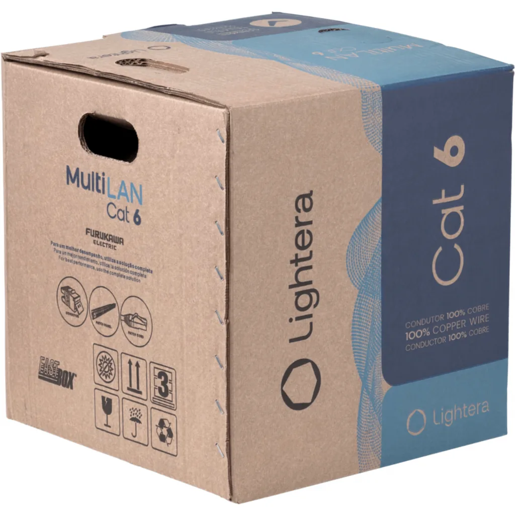 Imagen 2 de Cable de Red Furukawa Cat6 UTP MULTILAN IEC60332-1 Unifilar Cabl 23400149 305mts